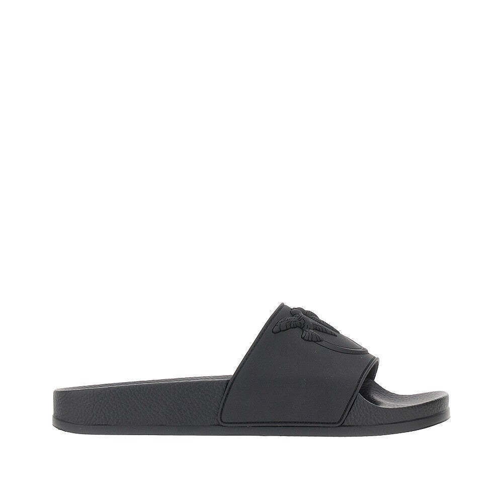 Pinko Love Birds Logo Rubber Slides